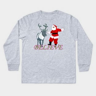 Christmas and New Year Kids Long Sleeve T-Shirt